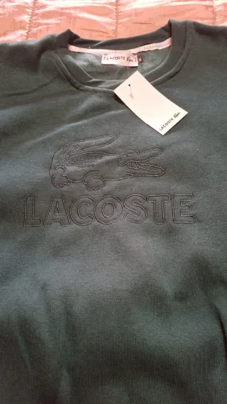 Sudadera Lacoste Verde Talla XL