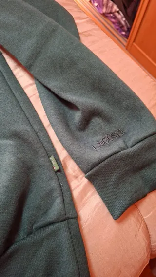 Sudadera Lacoste Verde Talla XL