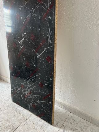 Encimera de cocina granito natural negra