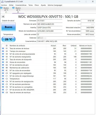 Disco Duro 500GB WD Blue 2.5 Kit Portátil
