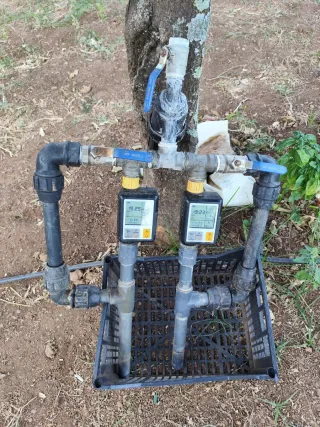 Cuadro de riego con 2 temporizadores