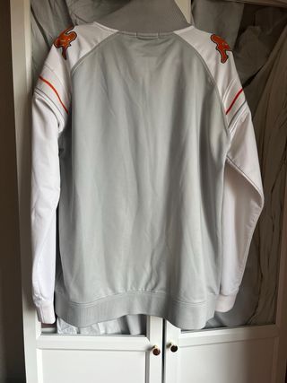 Chaqueta Kappa Vintage Gris y Blanca