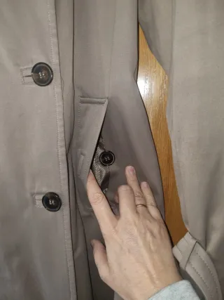 Gabardina Zara Beige