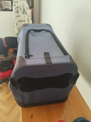 Transportín para perros azul y marrón Regalo acces