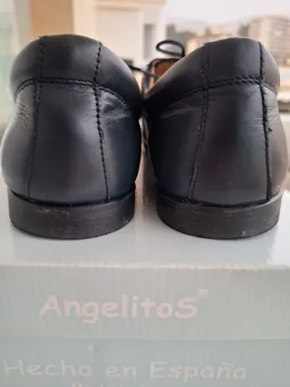 Zapatos vestir piel azul Angelitos