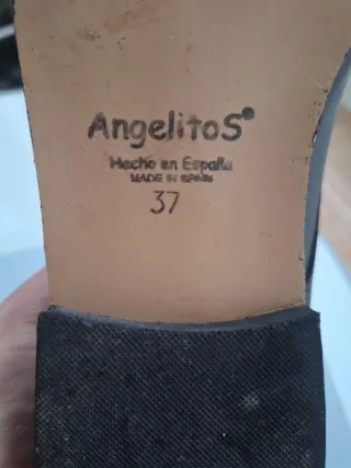 Zapatos vestir piel azul Angelitos