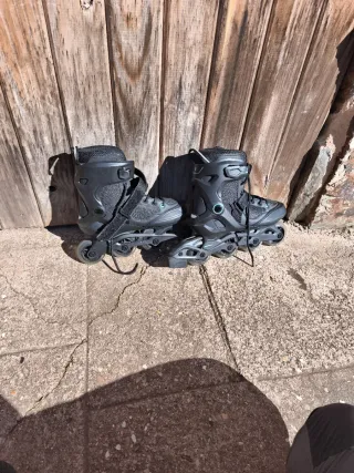 Patines Oxelo Talla 41 Negros