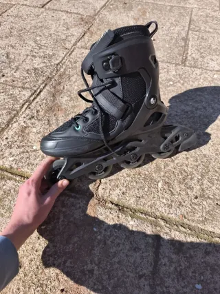 Patines Oxelo Talla 41 Negros