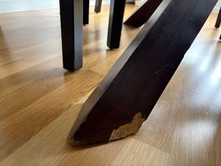 Mesa Comedor Cristal y 6 Sillas Ratán.