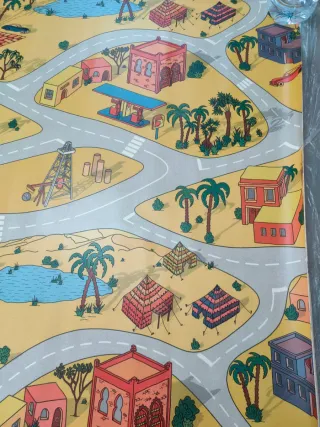 Alfombra de juego de vinilo para niños