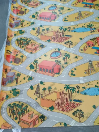 Alfombra de juego de vinilo para niños