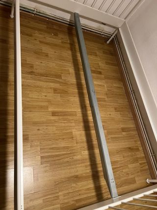 Cama de forja blanca Ikea