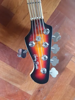 Bajo 5 cuerdas Harley Benton MB-5 SBK