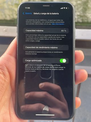 iPhone XR 256GB Negro Batería 80%