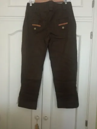 Pantalones El Caballo Mujer Talla 40 Marrón