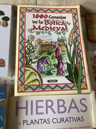 Libros de plantas  medicinales en buen estado