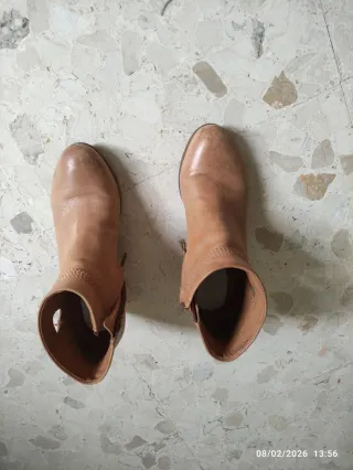 Botines piel GEOX marrones talla 36