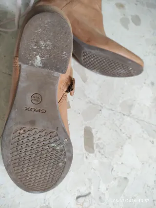 Botines piel GEOX marrones talla 36