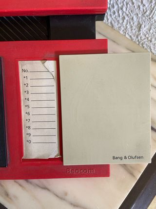 Telefone Bang & Olufsen Vintage Vermelho