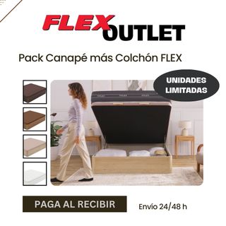 Flex Canapé + Colchón NUEVO | Envío GRATIS