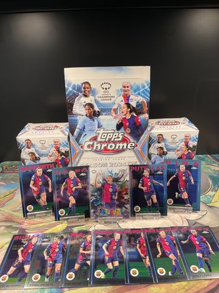 FC Barcelona Topps Chrome UEFA Champions League