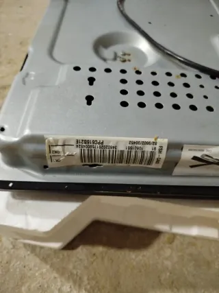 Placa de gas natural Bosch cristal negro