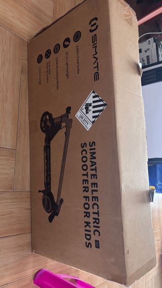 Patinete Eléctrico Simate S5 NIÑOS Rosa Nuevo