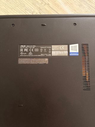 Portátil Asus Plata y Negro