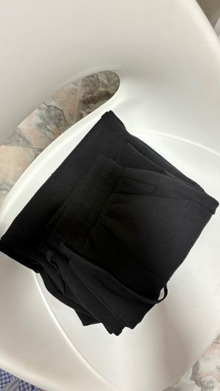 Pantalón chándal Bershka negro Talla S