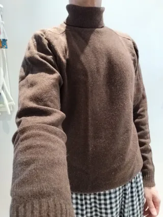 Jersey Springfield S Cuello Alto Marrón Lana