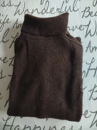 Jersey Springfield S Cuello Alto Marrón Lana