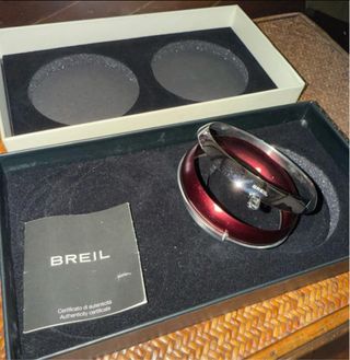 Bracciale componibile Breil rosso e argento