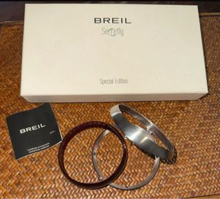 Bracciale componibile Breil rosso e argento