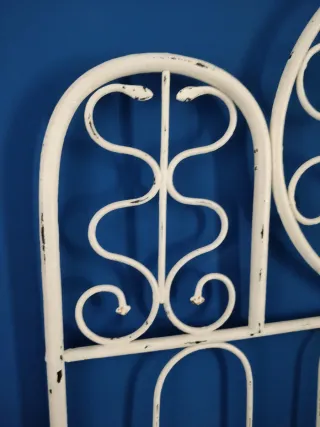 Cama Hierro Forjado Antigua Restaurada