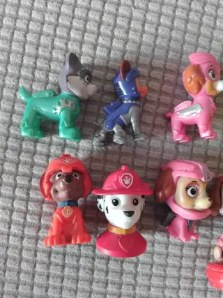 Lote 10 Figuras Paw Patrol,patrulla canina