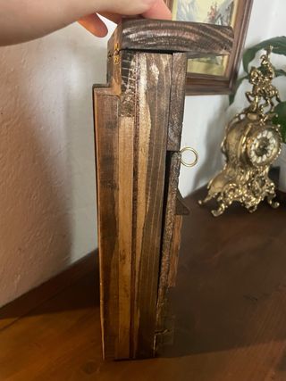 Buzón rústico de madera