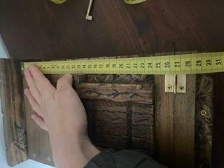 Buzón rústico de madera