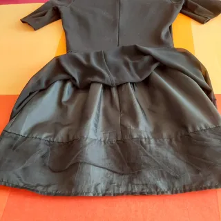 Vestido Bershka Negro Estampado Animal