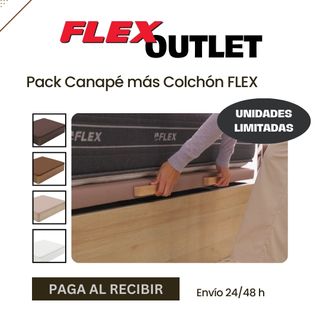 PACK NUEVOS Colchón + Canapé Flex 180x200
