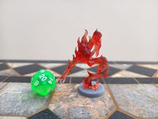 Elementales de fuego miniaturas en resina pack