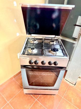 Cocina Edesa 4 fuegos y horno Gas Butano.