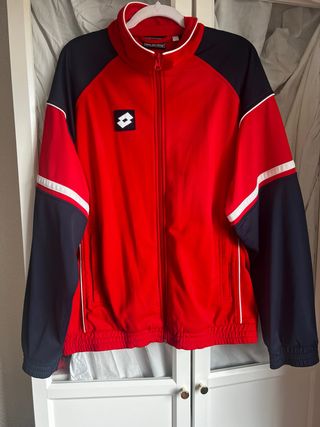 Chaqueta Vintage Lotto Roja