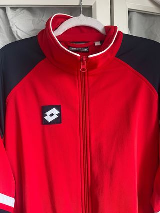 Chaqueta Vintage Lotto Roja