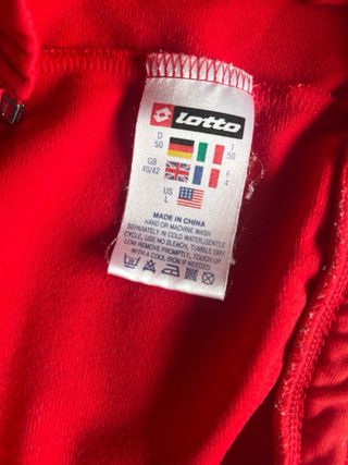 Chaqueta Vintage Lotto Roja