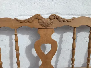 Cabecero y pie de cama de madera