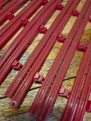 Scalextric vallas dobles efecto barro