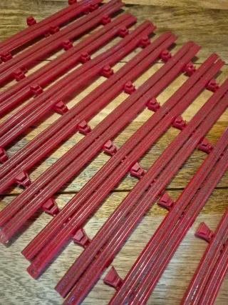 Scalextric vallas dobles efecto barro