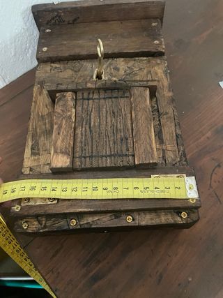 Buzón rústico madera