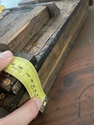 Buzón rústico madera