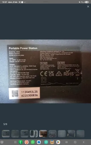 Bluetti EB55 + Panel Solar PV200